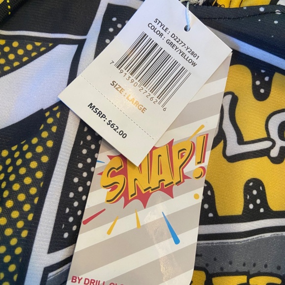 Oh Snap by Drill Clothing Co. Pop Graphic Hoodie size L - Picture 3 of 3